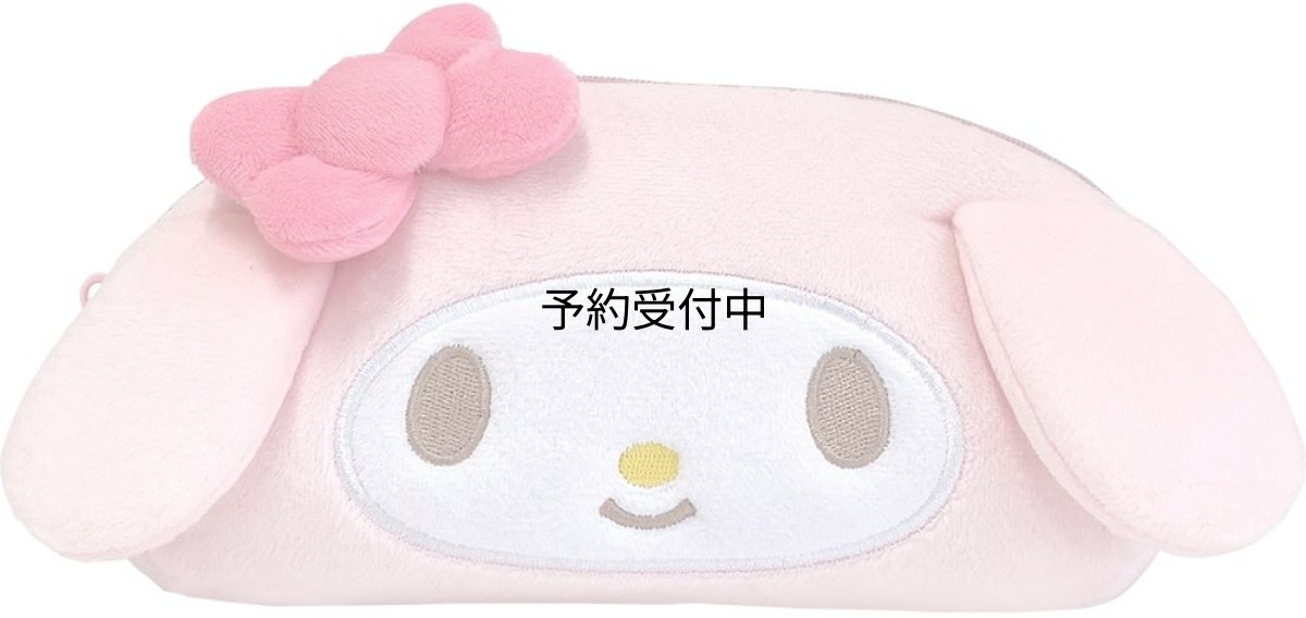 画像1: ティーズファクトリー Ｔ?Ｓ ＦＡＣＴＯＲＹ ペンポーチ サンリオ ぬいぐるみフェイスペンポーチ マイメロディ (1)