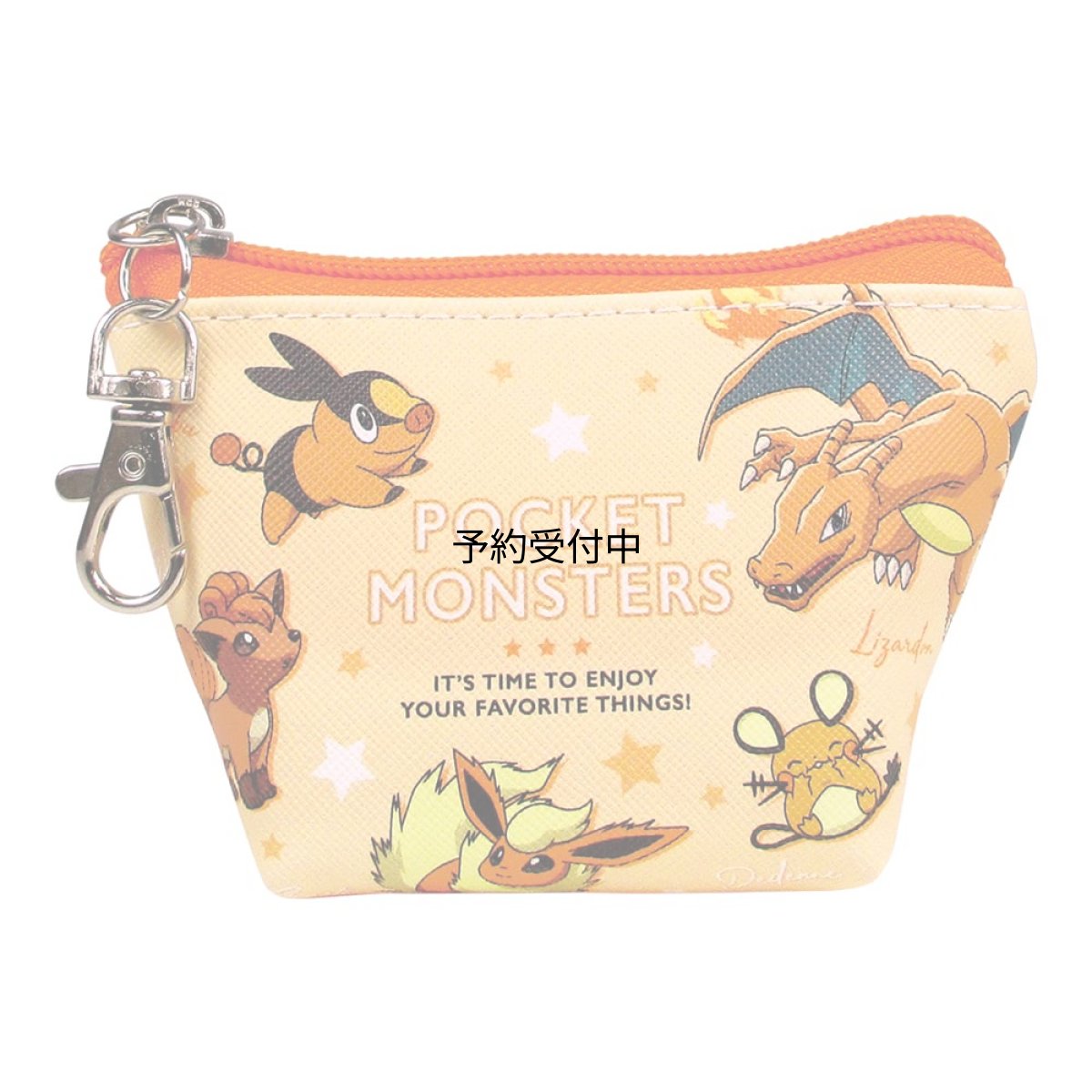 画像1: ティーズファクトリー ポケットモンスター 三角ミニポーチ カラーズ オレンジ ＰＭ?５５３３８８２ＯＲ (1)