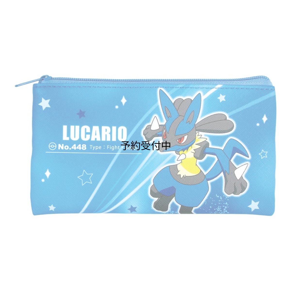 画像1: ティーズファクトリー ポケットモンスター フラットマルチポーチ スターライト ルカリオ ＰＭ?５５３３８９５ＬＵ (1)