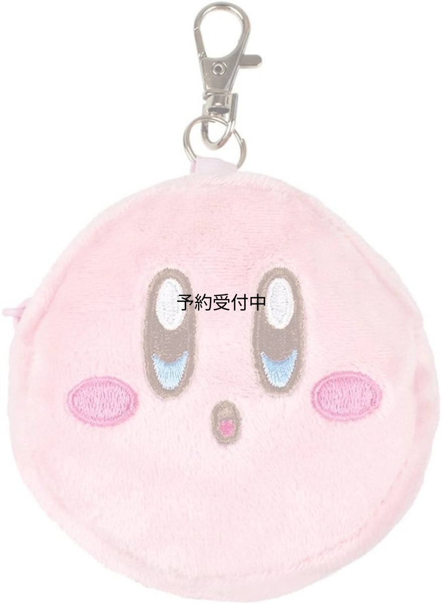 画像1: ティーズファクトリー 星のカービィ プーピーフェイスミニ ポーチ カービィ 径８×Ｈ４ｃｍ ＨＫ?５５４４０９３ＫＢ (1)