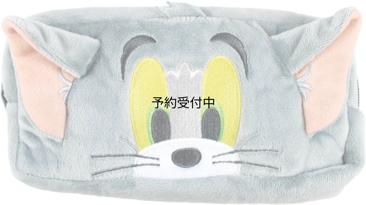 画像1: ティーズファクトリー トムとジェリー ぬいぐるみ ドアップ ペンポーチ トム ＴＪ?５５４３２９６ＴＭ (1)