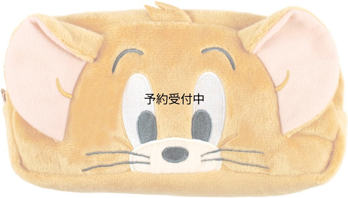 画像1: ティーズファクトリー トムとジェリー ジェリー ステーショナリー ぬいぐるみドアップペンポーチ マルチカラー (1)