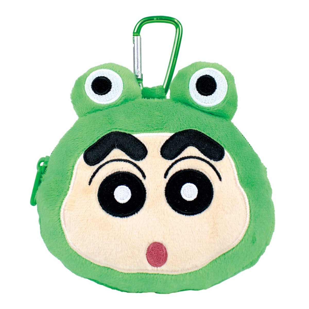 画像1: しんちゃんカラビナ付きぬいぐるみファスナーマスコット変身かえ (1)