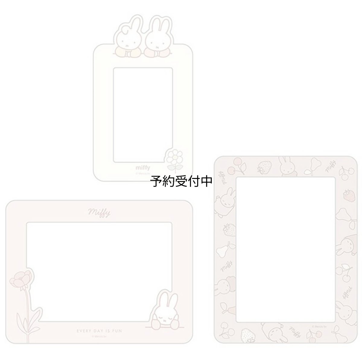 画像1: ティーズファクトリー ミッフィー フレームウォールステッカー モカ ＭＦ?５５４５１１５ＭＯ (1)