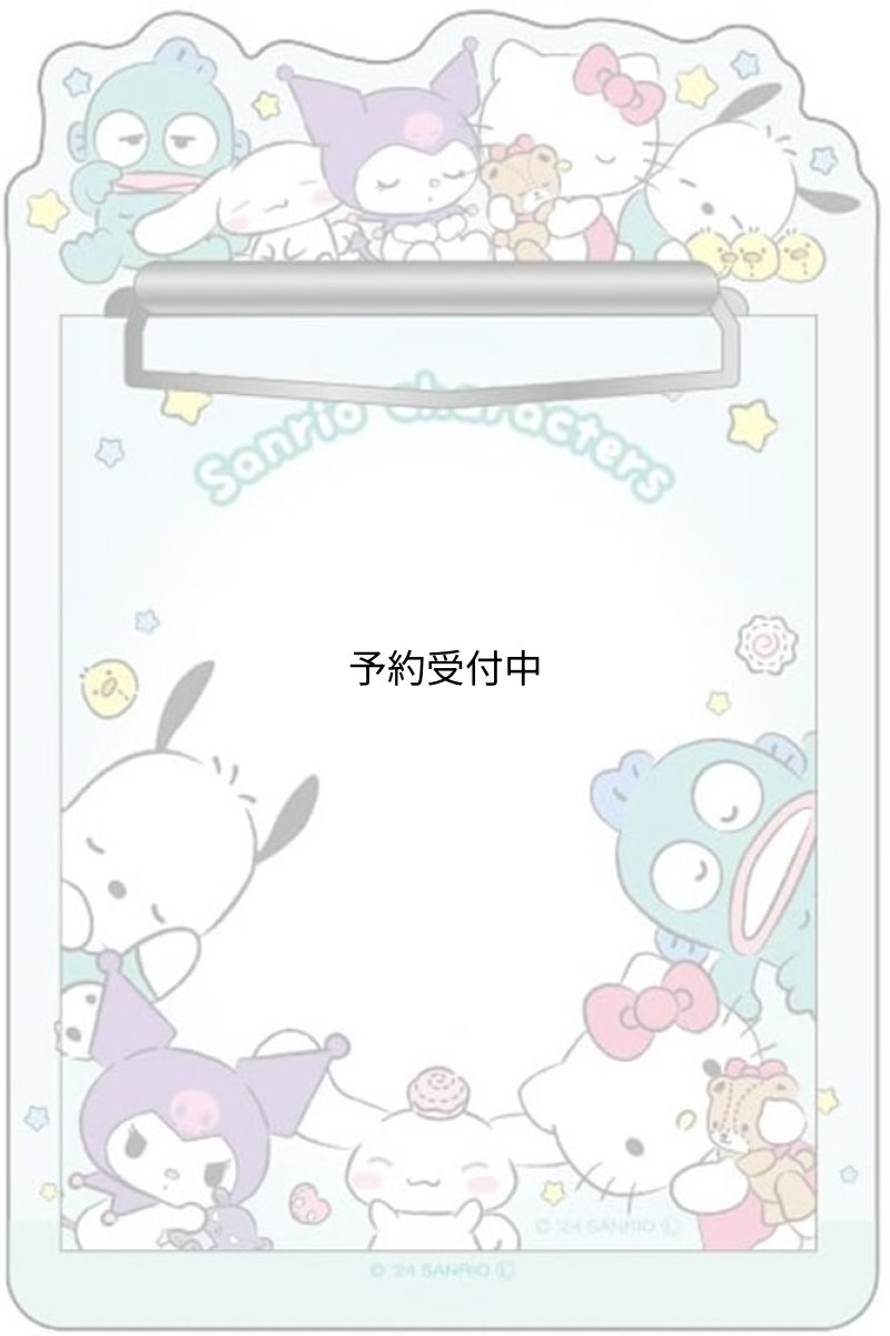 画像1: ティーズファクトリー サンリオ ハローキティ クロミ ポチャッコ ハンギョドン シナモロール アクリルバインダーメモ ごろりん ＳＲ?５５４３７７７ＧＲ (1)