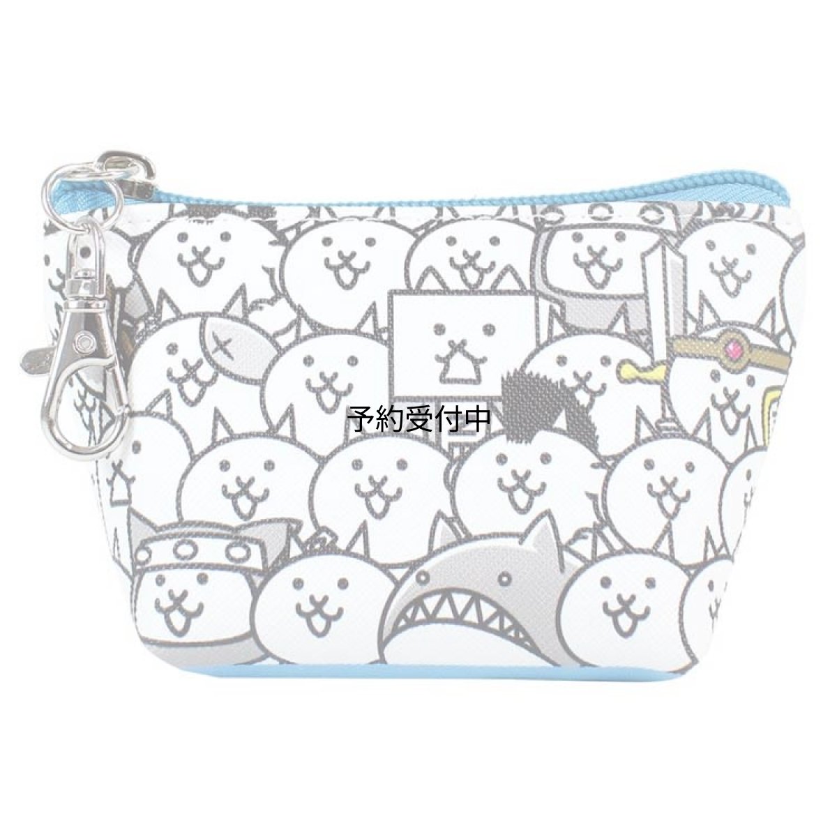 画像1: ティーズファクトリー にゃんこ大戦争三角ミニポーチ 集合 ＮＤ?５５４４４４３ＳＨ (1)