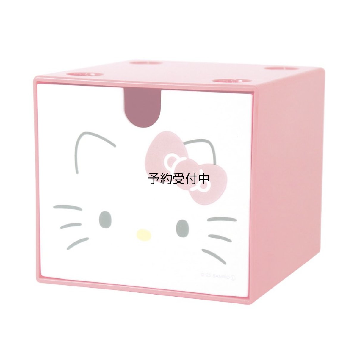 画像1: ティーズファクトリー サンリオキャラクターズスタッキングチェスト フェイス ハローキティ 約Ｈ８０×Ｗ９０×Ｄ９０ｍｍ ＳＲ?５５４５３９９ＫＴ (1)