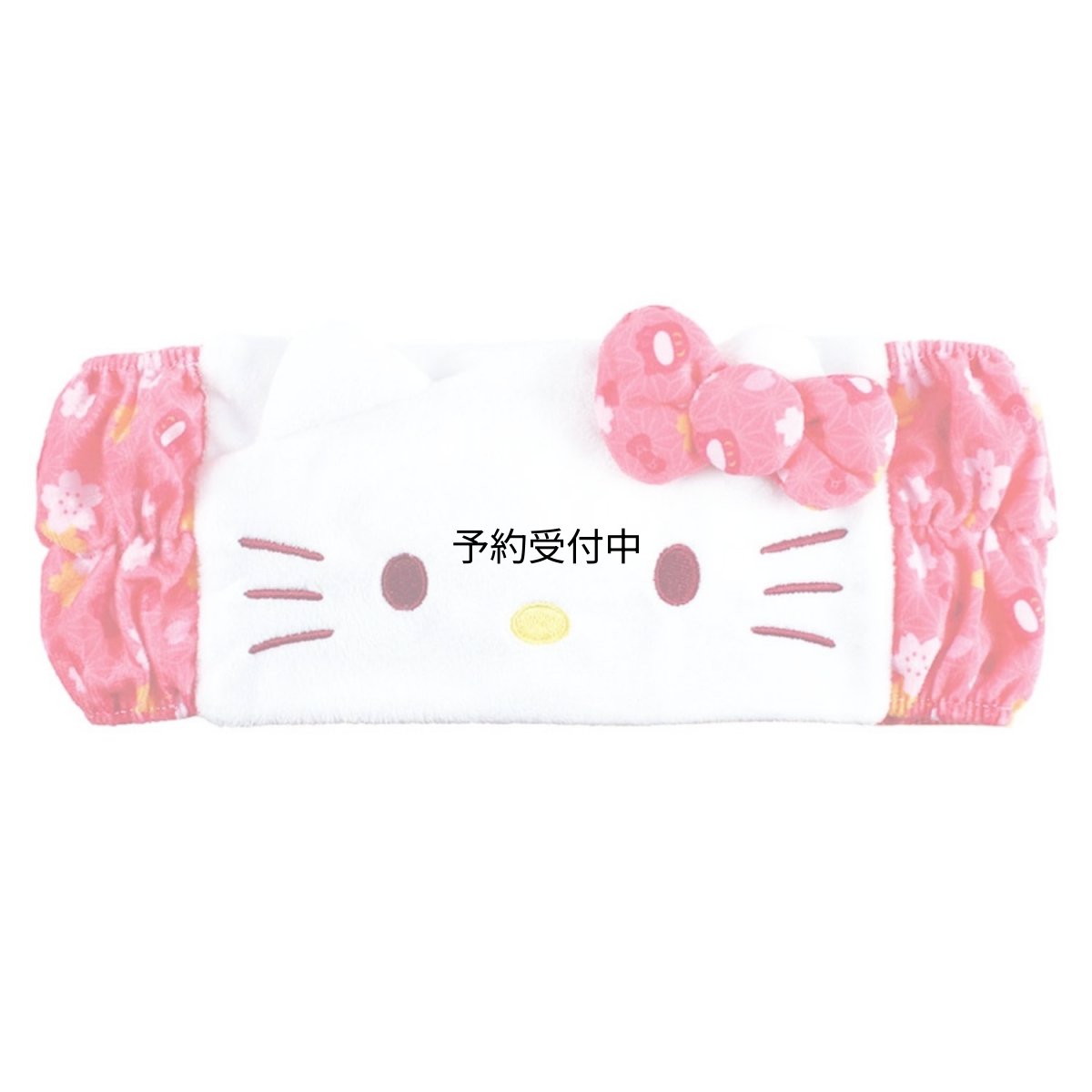 画像1: ティーズファクトリー サンリオキャラクターフェイスヘアバンド 和風 ハローキティ 約Ｈ１００ｘＷ２３５ｍｍ ＳＲ?５５４８１１９ＫＴ (1)