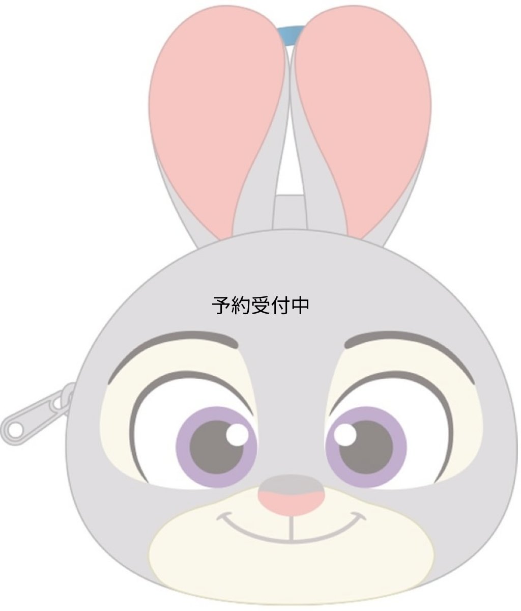 画像1: ディズニーカラビナ付きぬいぐるみファスナーマスコットジュディ (1)