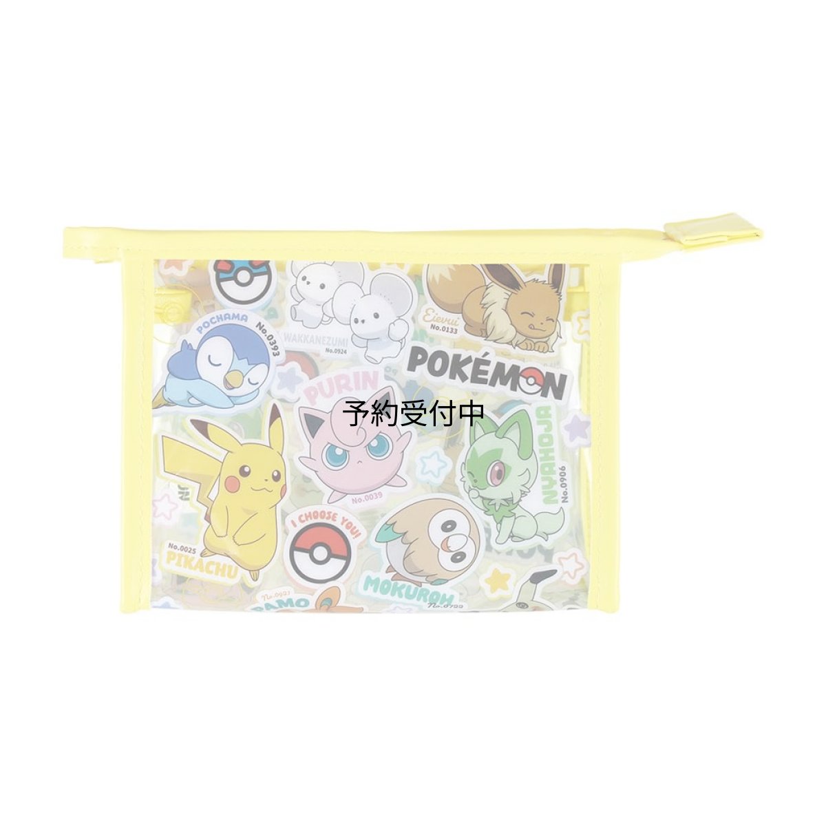 画像1: ティーズファクトリ ポケットモンスター ステッカーズ フチイロポーチ ポップ 約Ｈ１１０ｘＷ１５０ｘＤ４０ｍｍ ＰＭ?５５４４５２４ＳＰ (1)