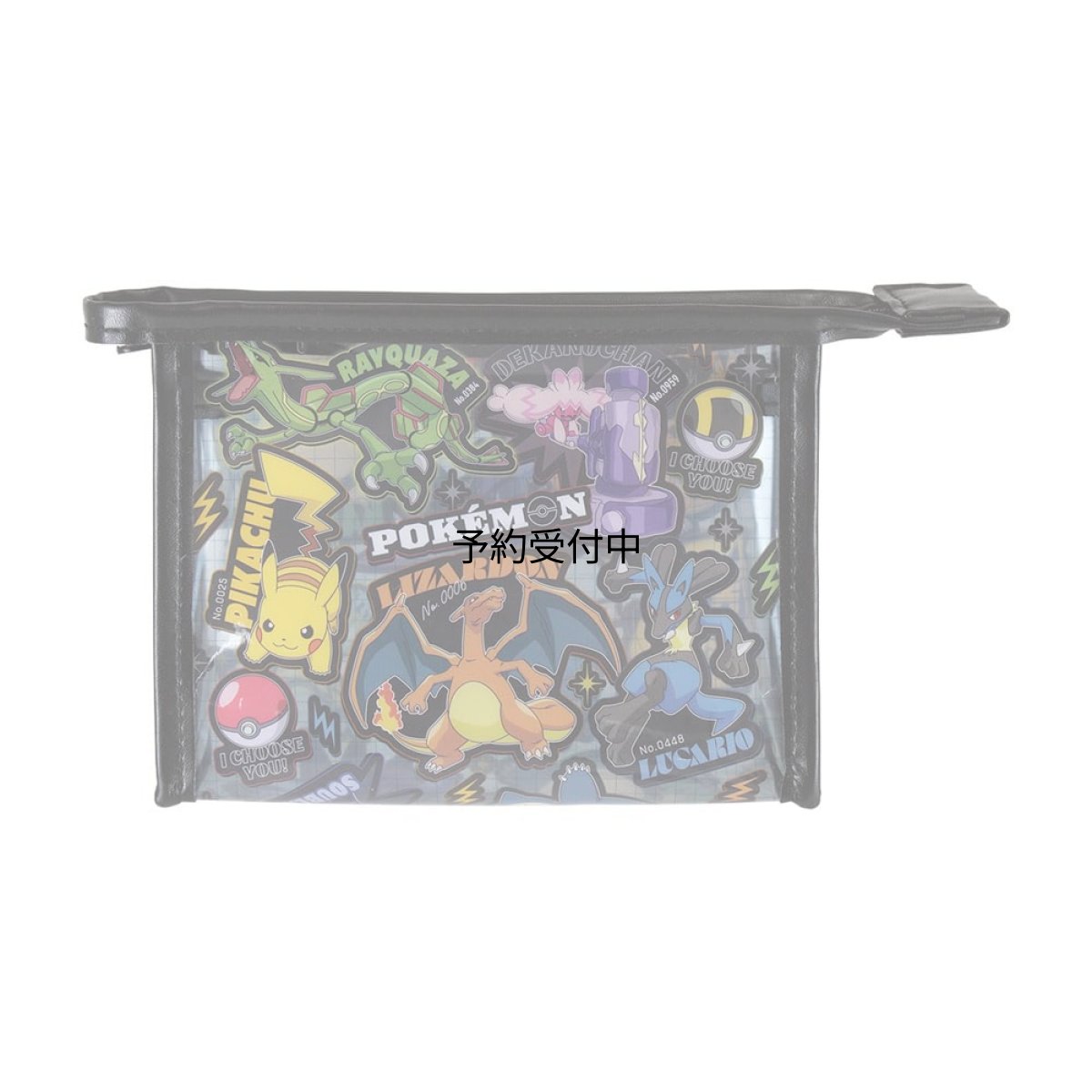 画像1: ティーズファクトリ ポケットモンスター ステッカーズ フチイロポーチ クール 約Ｈ１１０ｘＷ１５０ｘＤ４０ｍｍ ＰＭ?５５４４５２５ＳＣ (1)