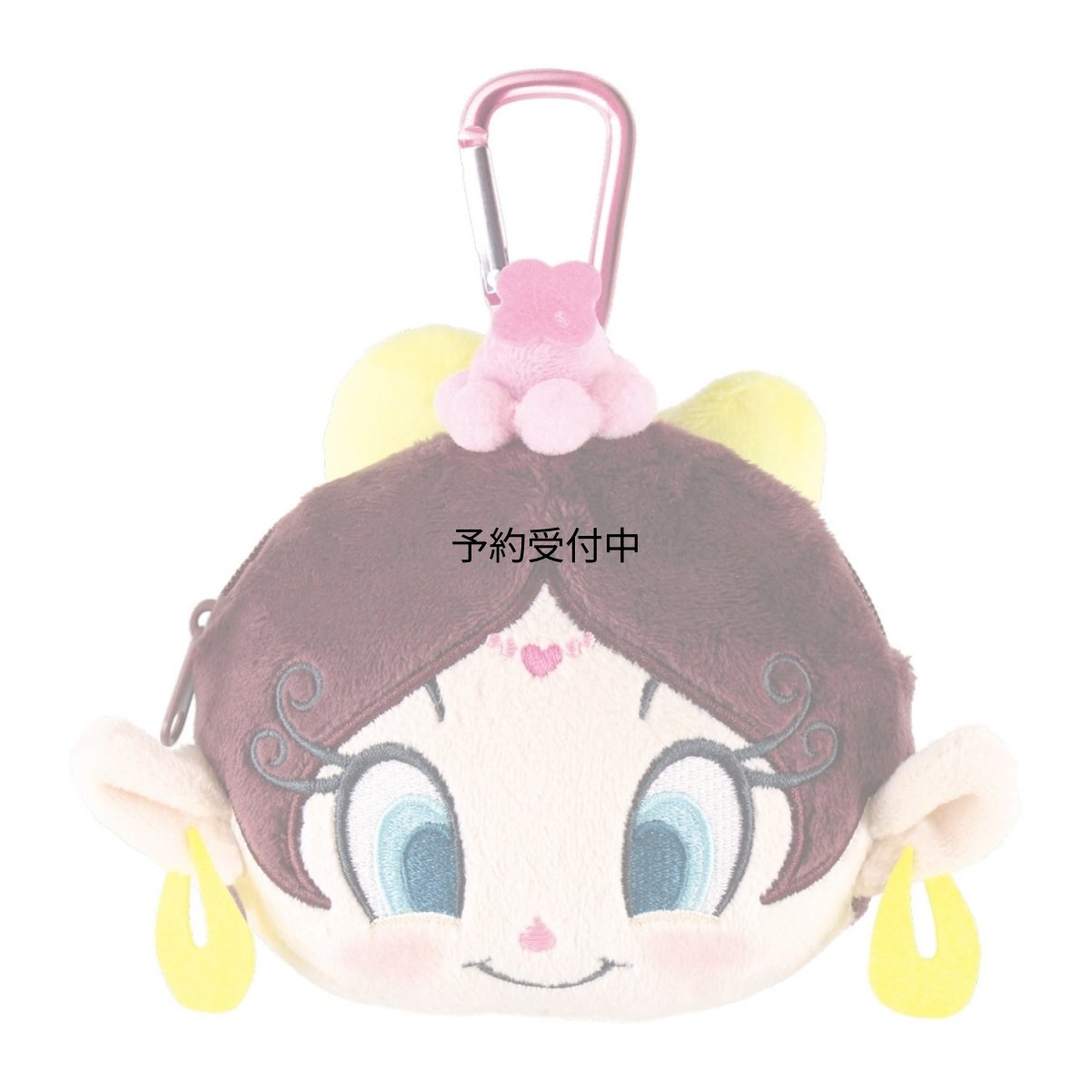 画像1: ティーズファクトリー アクビガールカラビナ付きぬいぐるみファスナーマスコット アクビちゃん 約Ｈ８０ｘＷ１０５ｘＤ６５ｍｍ（耳など除く） ＡＧ?５５４９１７６ＡＫ (1)