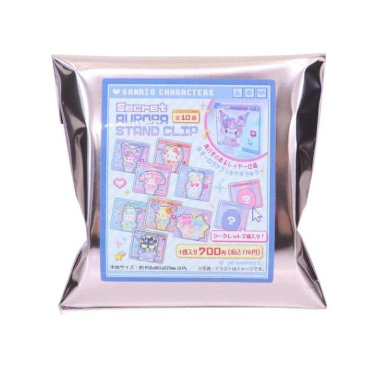 画像1: ティーズファクトリー サンリオキャラクターシークレットオーロラスタンドクリップ でこらちっく 単品（１０種） ＳＲ?５５４７７８５ ※何が出るかはお楽しみ (1)