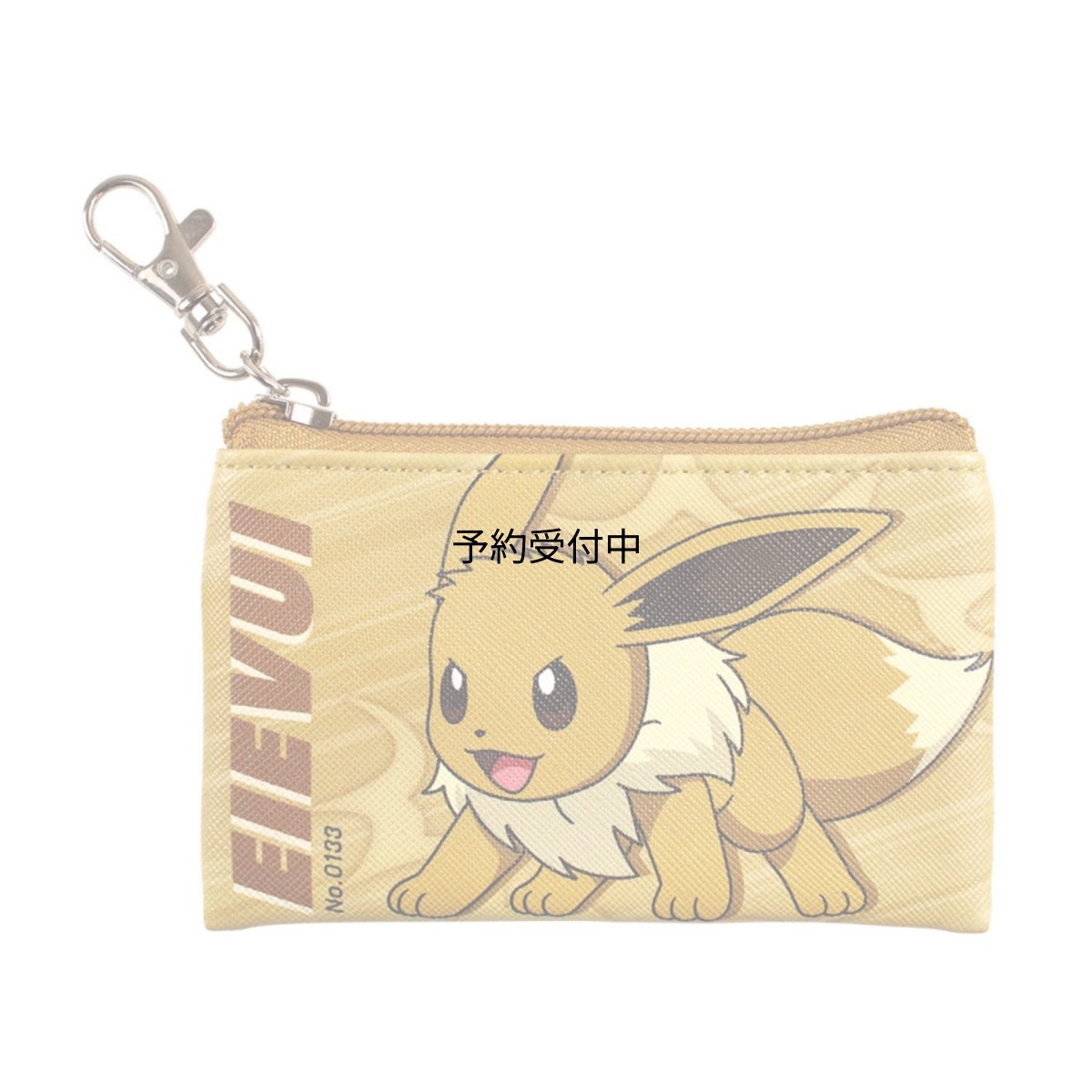 画像1: ティーズファクトリー ポケットモンスターフラットミニポーチ ＳＭＡＳＨ ＣＯＬＯＲ！ イーブイ 約Ｈ７５ｘＷ１２０ｍｍ ＰＭ?５５４４５３９ＥＶ (1)