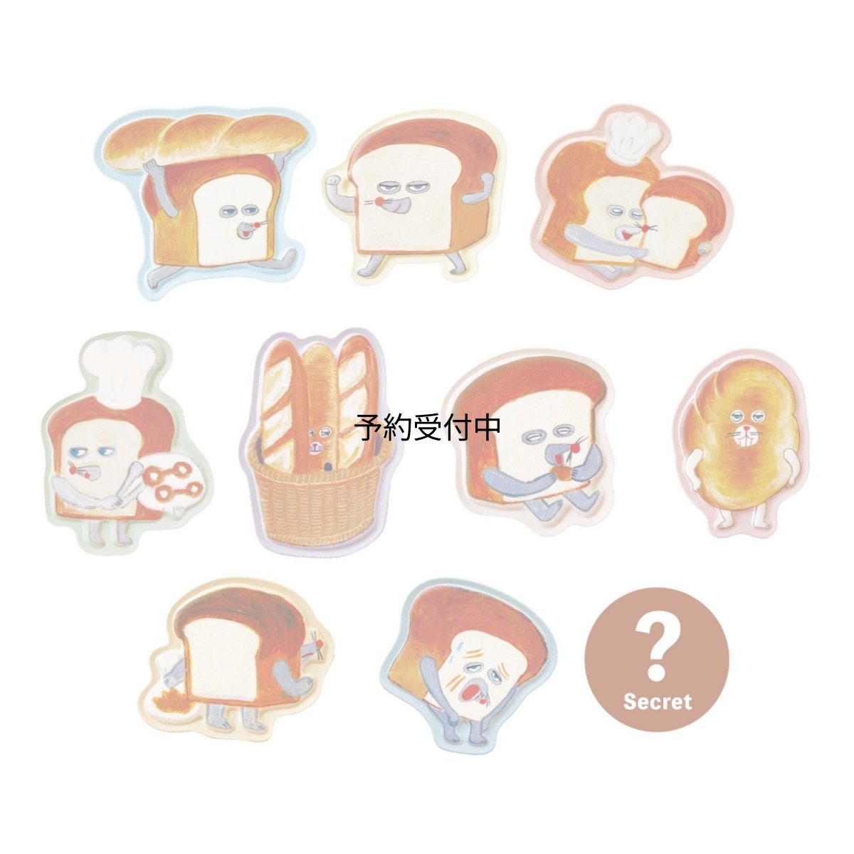 画像1: ティーズファクトリー パンどろぼうシークレットレザー風ステッカー 単品（１０種） ＰＤ?５５４７８７１ (1)
