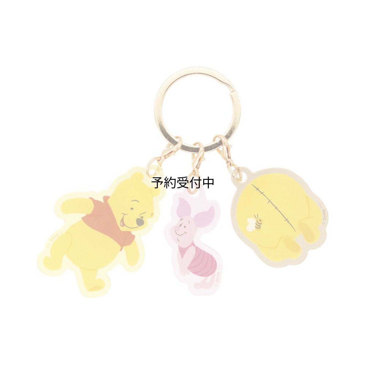 画像1: ティーズファクトリー ディズニー ３チャームキーホルダー Ｗｉｎｎｉｅ ｔｈｅ Ｐｏｏｈ プー＆ピグレット アクリルチャーム キーリング バッグチャーム キャラクター かわいい グッズ 大人可愛い レディース キッズ ギフト プレゼント 約Ｈ５５×Ｗ３７×Ｄ３ｍｍ以内（アクリルパーツ最大サイズ） ＤＮ?５５４９３９７ＰＰ (1)