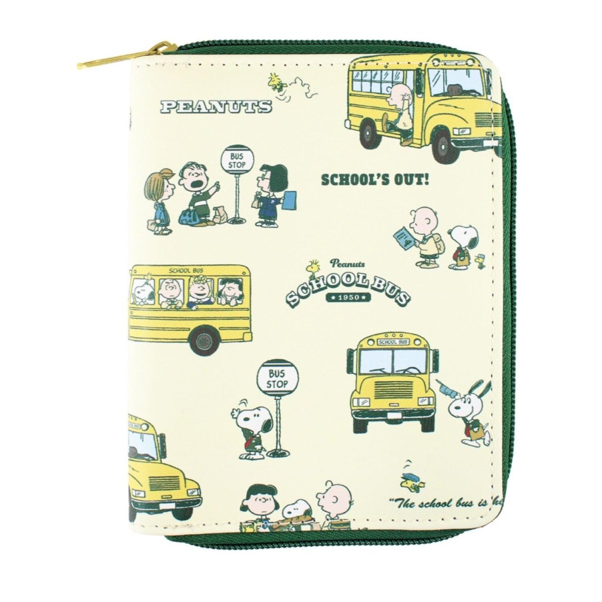 画像1: ティーズファクトリー スヌーピーコンパクトマルチポーチ Ｐｒｅｐｐｙ ｓｔｙｌｅ ｓｃｈｏｏｌ ｂｕｓ スクールフレンド 約Ｈ１４０×Ｗ１１０×Ｄ２０ｍｍ ＳＮ?５５４４５７０ＳＦ (1)