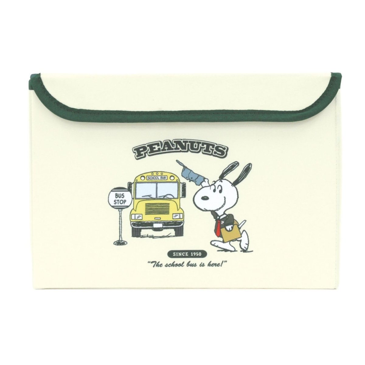 画像1: ティーズファクトリー スヌーピーフタ付き折りたたみ収納ＢＯＸ Ｐｒｅｐｐｙ ｓｔｙｌｅ ｓｃｈｏｏｌ ｂｕｓ スクールフレンド 約Ｈ１９５×Ｗ２８０×Ｄ１９５ｍｍ ＳＮ?５５４５５１８ＳＦ (1)