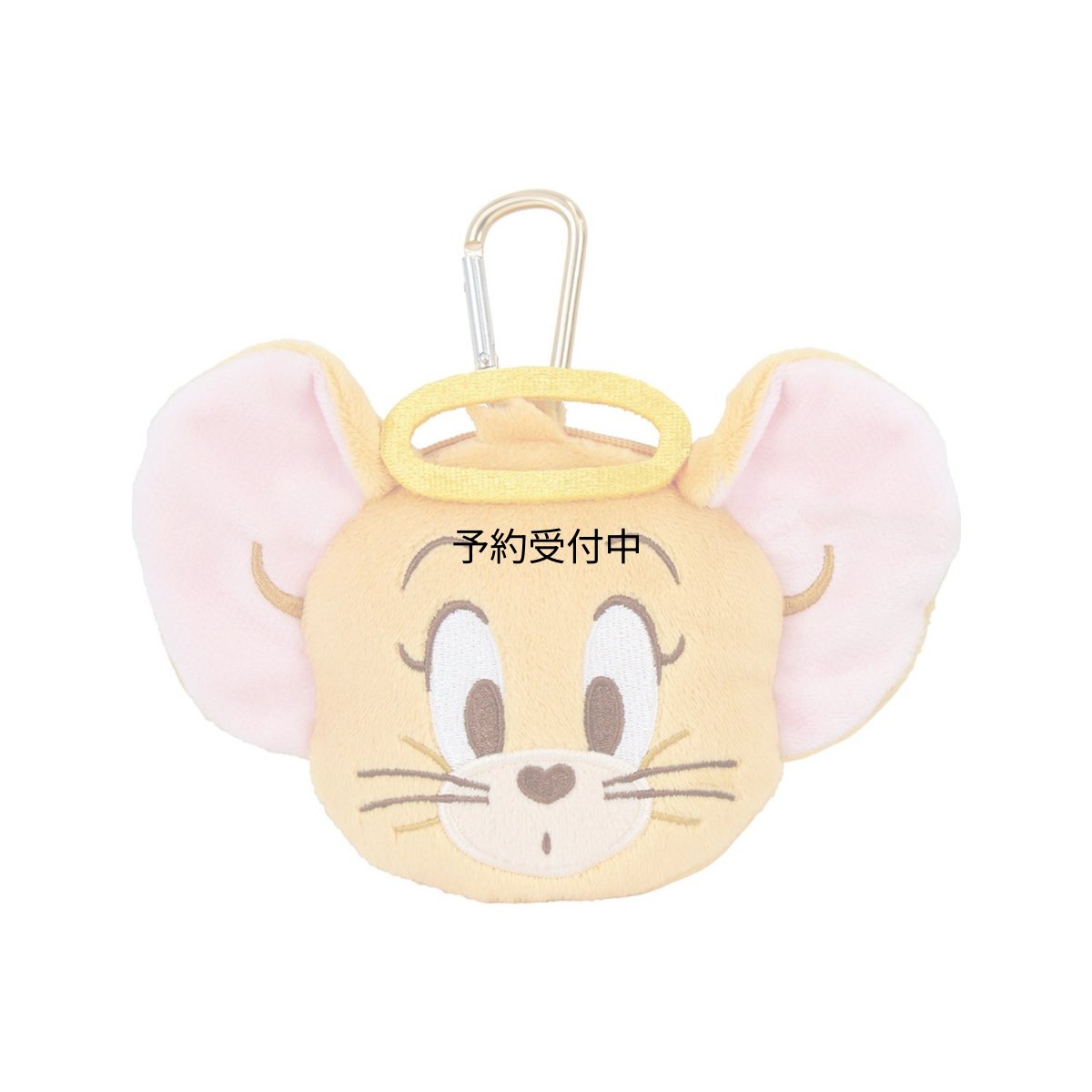 画像1: ティーズファクトリー トムとジェリーカラビナ付きぬいぐるみファスナーマスコット 天使ジェリー ＴＪ?５５４９５２３ＴＪ (1)