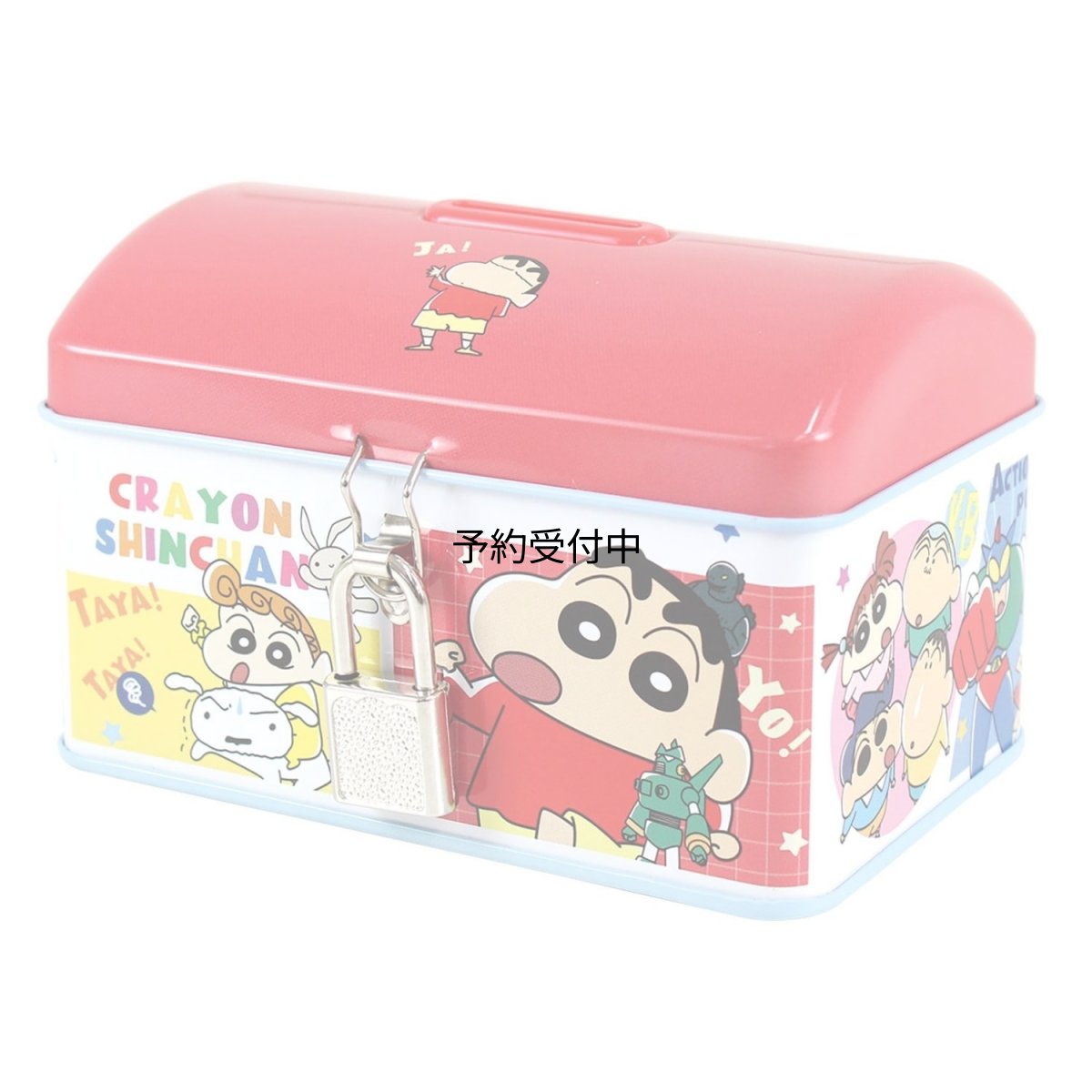 画像1: ティーズファクトリー クレヨンしんちゃんカギ付き缶バンク パワフルコミック ＫＳ?５５４５５４４ＰＣ (1)