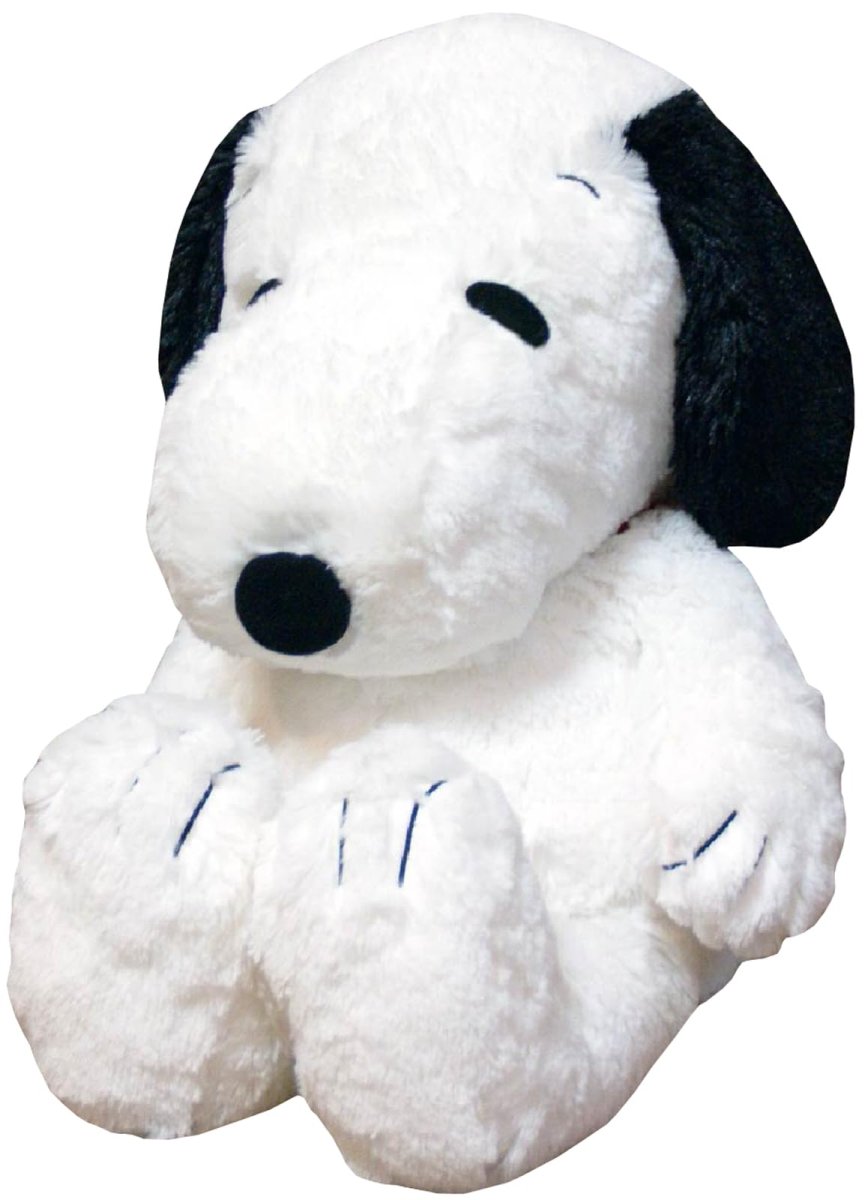 画像1: ナカジマコーポレーション（Ｎａｋａｊｉｍａ Ｃｏｒｐｏｒａｔｉｏｎ） ＰＥＡＮＵＴＳ ＳＮＯＯＰＹ ピーナッツ ハグハグ ぬいぐるみ Ｌサイズ スヌーピー 黒 ０７７４００?１５ (1)
