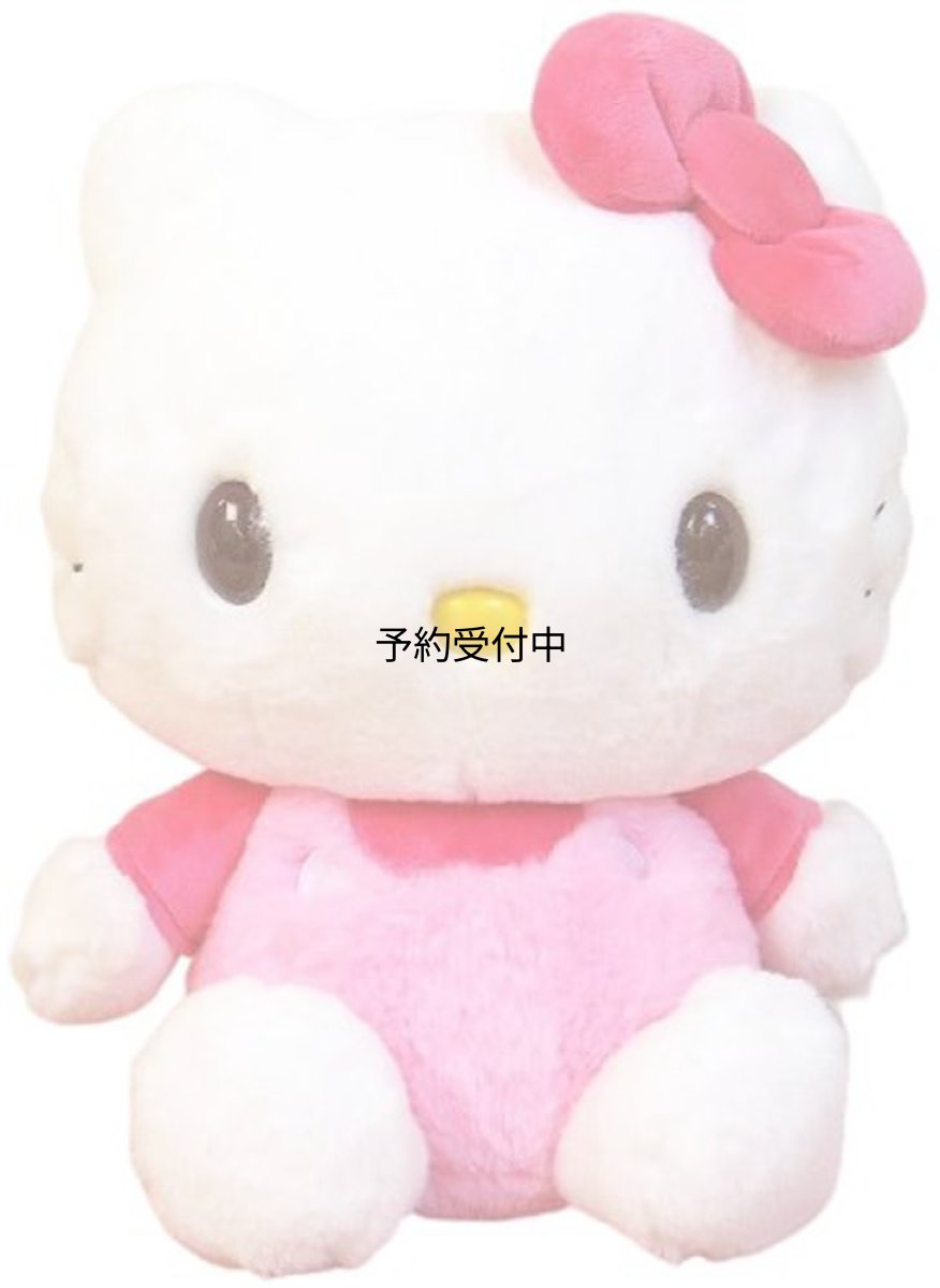 画像1: ナカジマコーポレーション ほわほわ ハローキティ Ｍ ピンク ２８ｃｍ×２３．５ｃｍ×１６．５ｃｍ Ｓａｎｒｉｏ Ｈｅｌｌｏ Ｋｉｔｔｙ ぬいぐるみ １４３０２０?２０ (1)