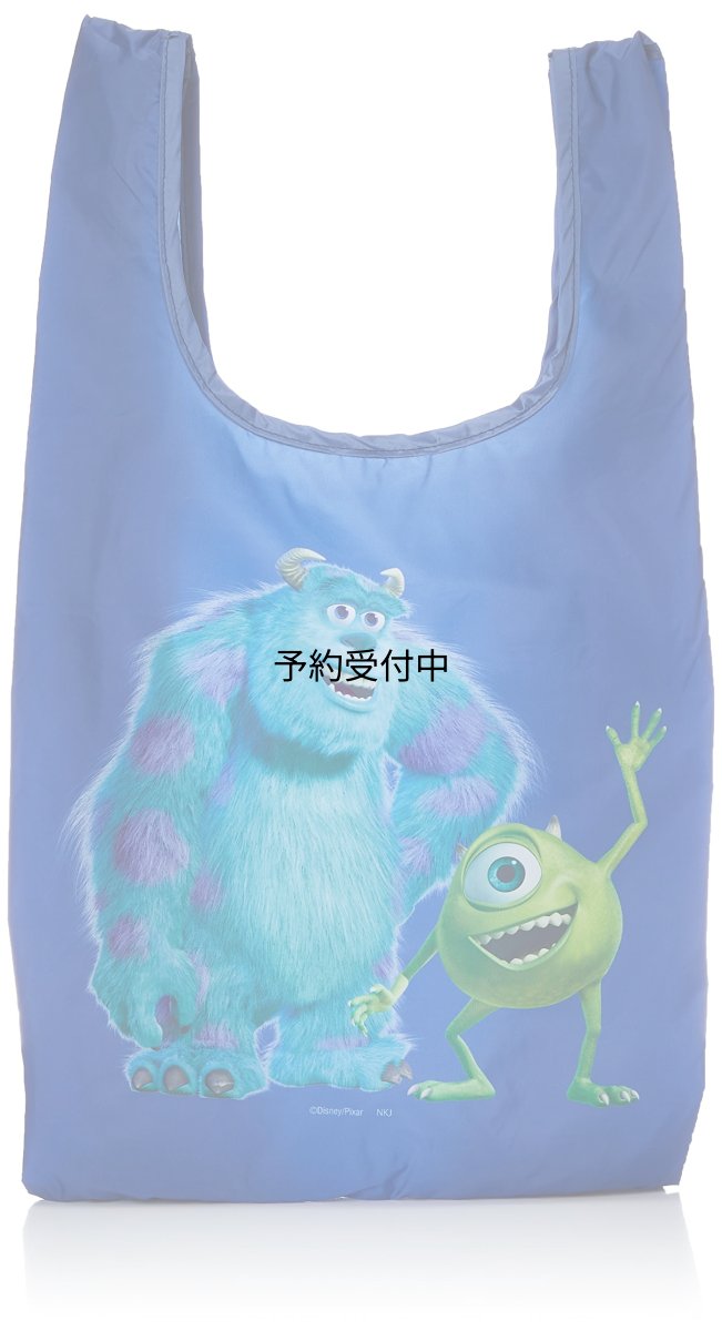 画像1: ナカジマコーポレーション ぬいぐるみエコバッグ モンスターズ・インク マイク １６３１５８?２１ (1)