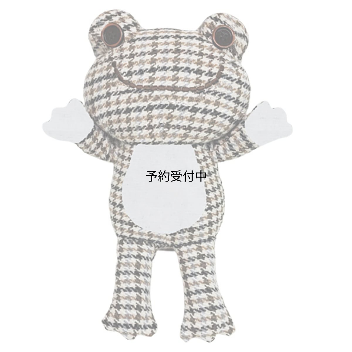 画像1: ナカジマコーポレーシヨン ピクルス ブラウンチェック ハグぬいぐるみ １７５１５１?２２ (1)