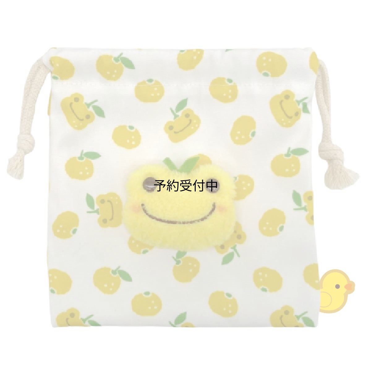 画像1: ナカジマコーポレーション ピクルス ゆず ボアフェイス巾着 １７６４６２?２２ (1)