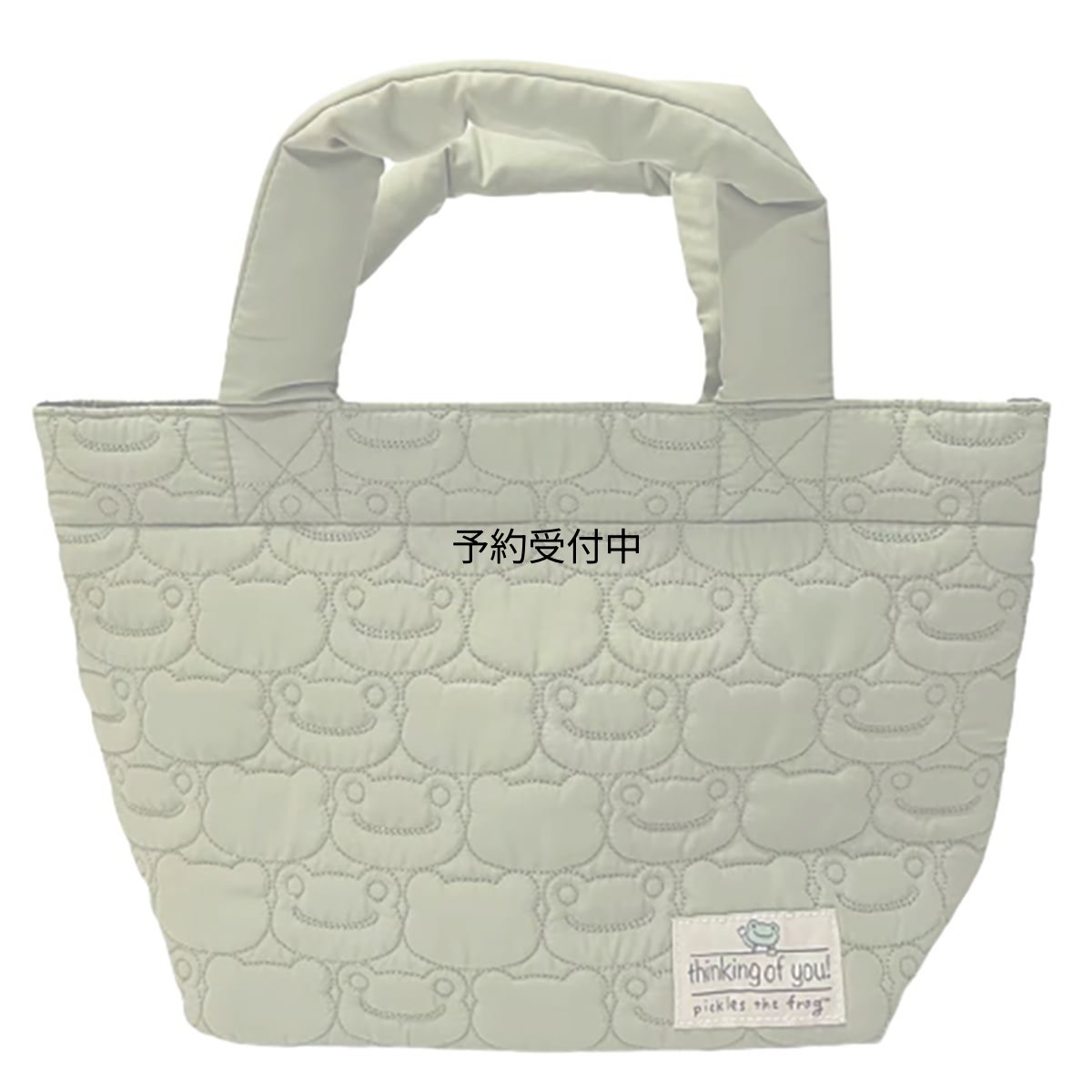 画像1: ナカジマコーポレーション ピクルス キルティング ミニトート １７６５６１?２２ グリーン (1)