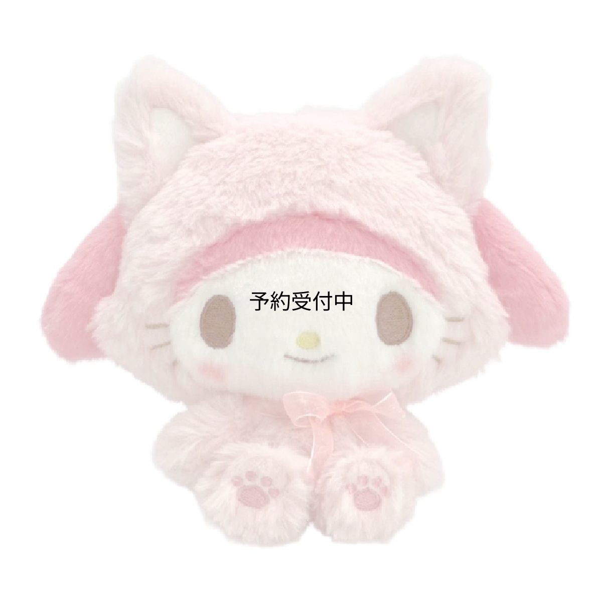 画像1: ナカジマコーポレーション（Ｎａｋａｊｉｍａ Ｃｏｒｐｏｒａｔｉｏｎ） サンリオキャラクターズ ふわくた パステルにゃんこ マイメロディ ぬいぐるみ １８４２０７?２３ (1)