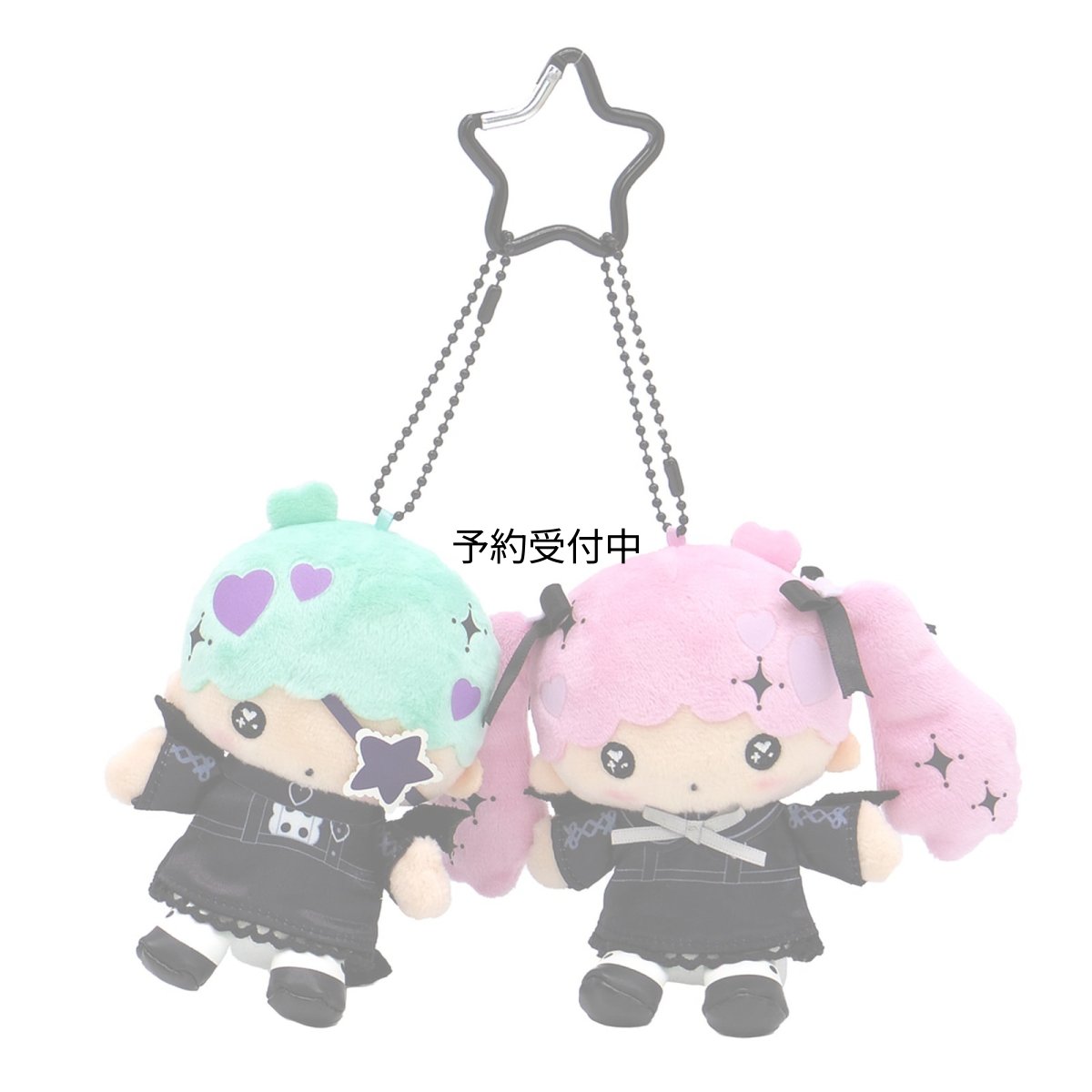 画像1: ナカジマコーポレーション サンリオキャラクターズ リトルツインスターズ ＤＯＬＬＹ ＭＩＸ マスコットセット １８４３６８?２３ (1)