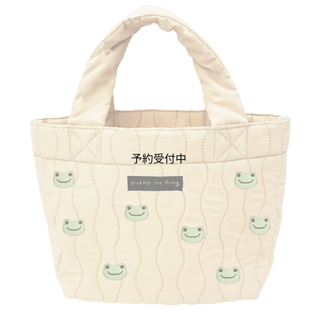 画像1: ナカジマコーポレーション ピクルス 刺繍キルティング ミニトート １８８２８１?２３ (1)