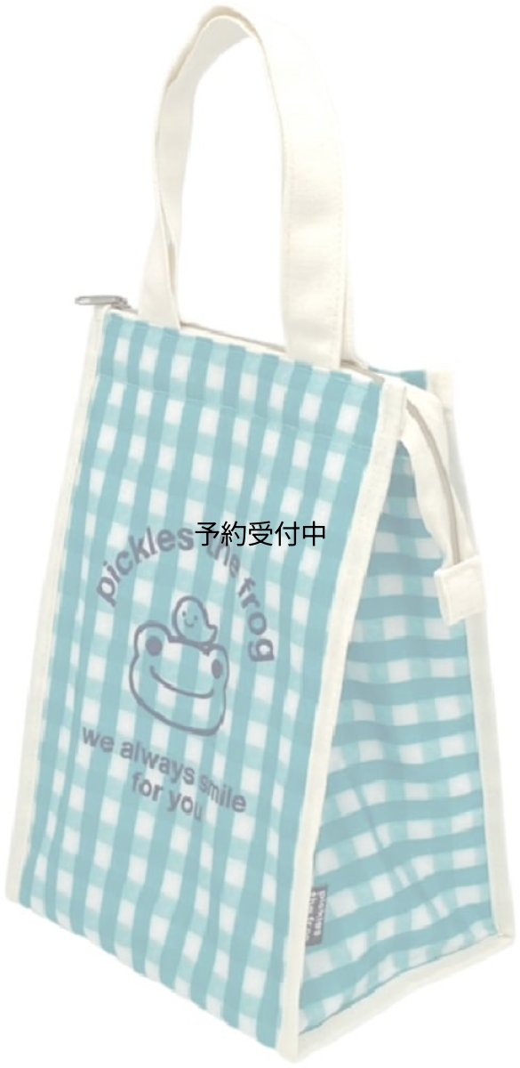 画像1: ナカジマコーポレーション ピクルス ａｌｗａｙｓ ｓｍｉｌｅ ギンガム 保冷保温マチ付きトート Ｓ １９２４６２?２４ (1)