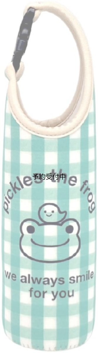 画像1: ナカジマコーポレーション ピクルス ａｌｗａｙｓ ｓｍｉｌｅ ギンガム ペットボトルカバー６００ １９２５０９?２４ (1)