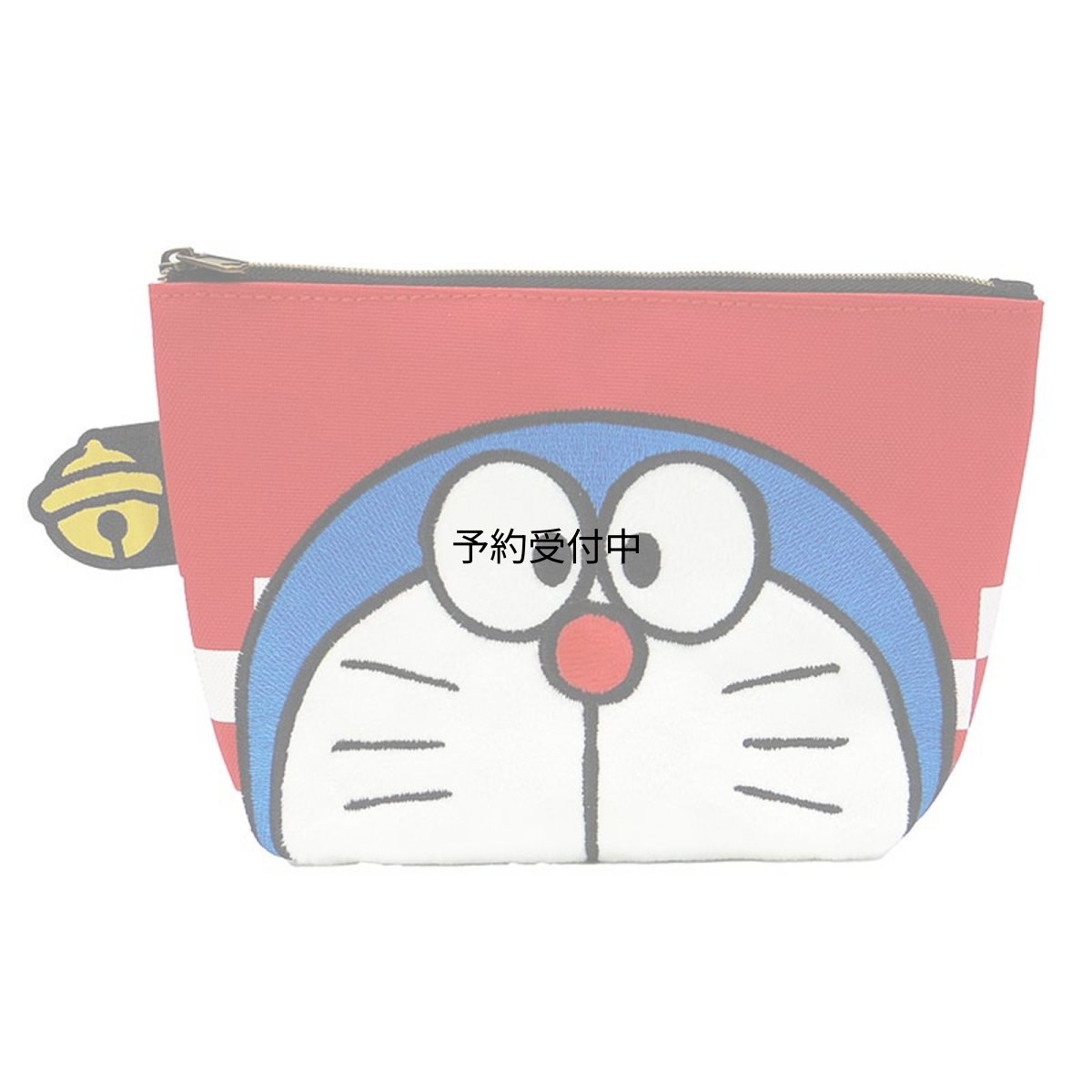 画像1: ナカジマコーポレーション ドラえもん ハッピ フェイスポーチ レッド １９８３７２?２４ (1)