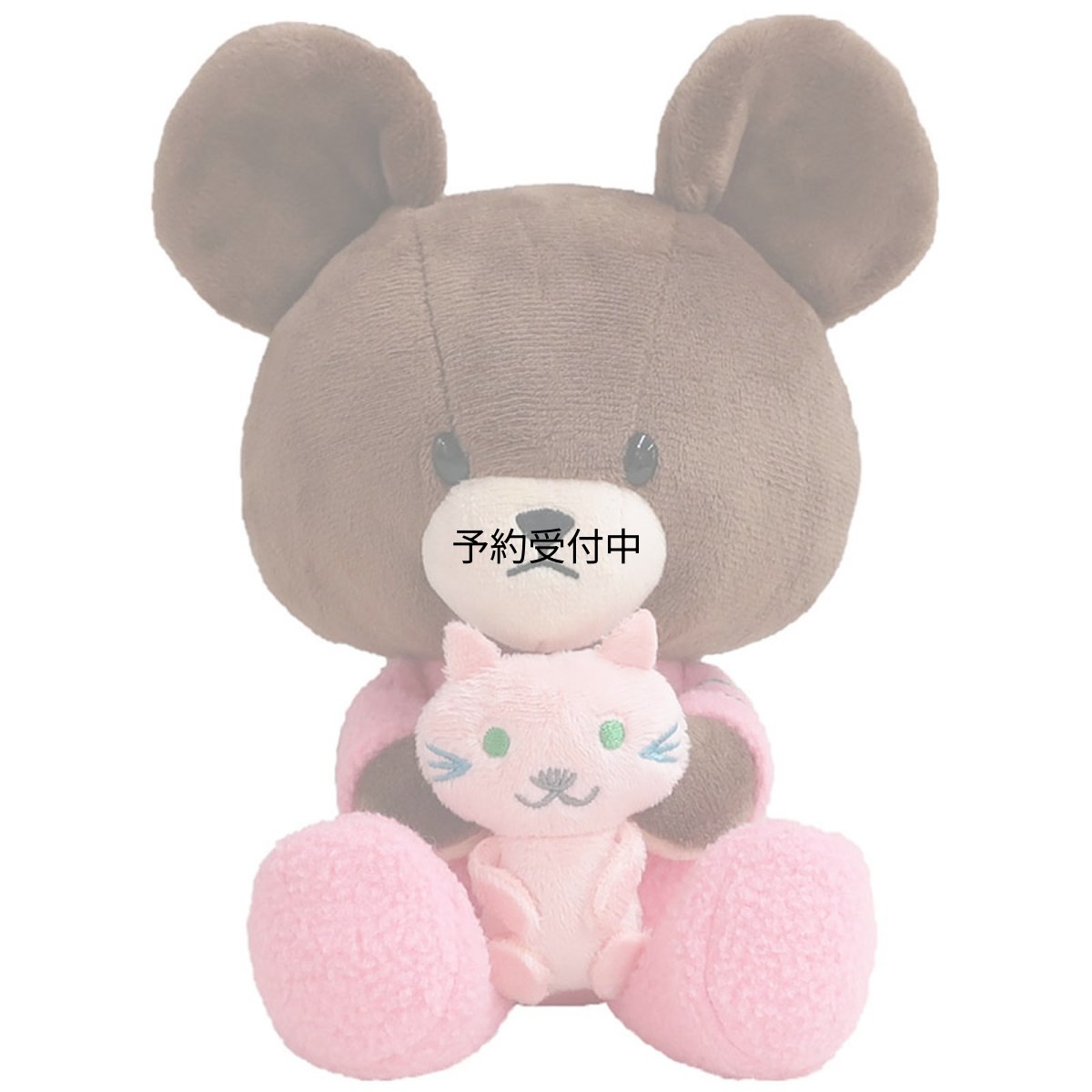 画像1: ナカジマコーポレーション（Ｎａｋａｊｉｍａ Ｃｏｒｐｏｒａｔｉｏｎ） くまのがっこう ジャッキーとねこ ペアぬいぐるみ ２０２１０９?２４ サイズ：Ｈ１９×Ｗ１４．５×Ｄ１０ｃｍ (1)