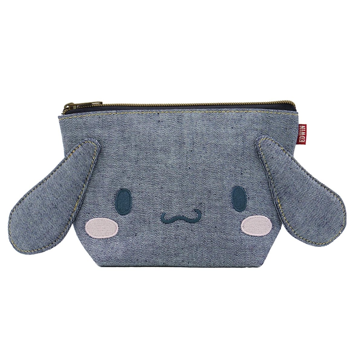 画像1: シナモロールコスメポーチ化粧ポーチ ＥＤＷＩＮ サンリオ ナカジマ 小物入れ キャラクター グッズ 通販 (1)