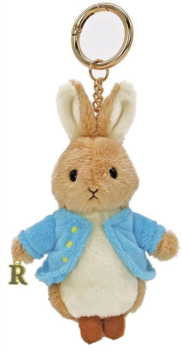 画像1: ナカジマコーポレーション ピーターラビット イニシャルマスコット Ｒ ２０６９６１?２５ (1)