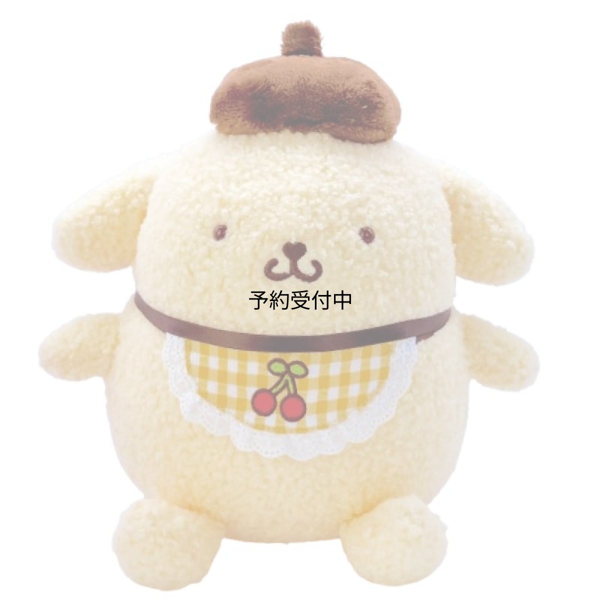 画像1: ナカジマコーポレーション（Ｎａｋａｊｉｍａ Ｃｏｒｐｏｒａｔｉｏｎ） ポムポムプリン さくらんぼチェック ぬいぐるみ Ｓ ２０８３２３?２５ Ｈ２３×Ｗ２１×Ｄ２０ｃｍ (1)