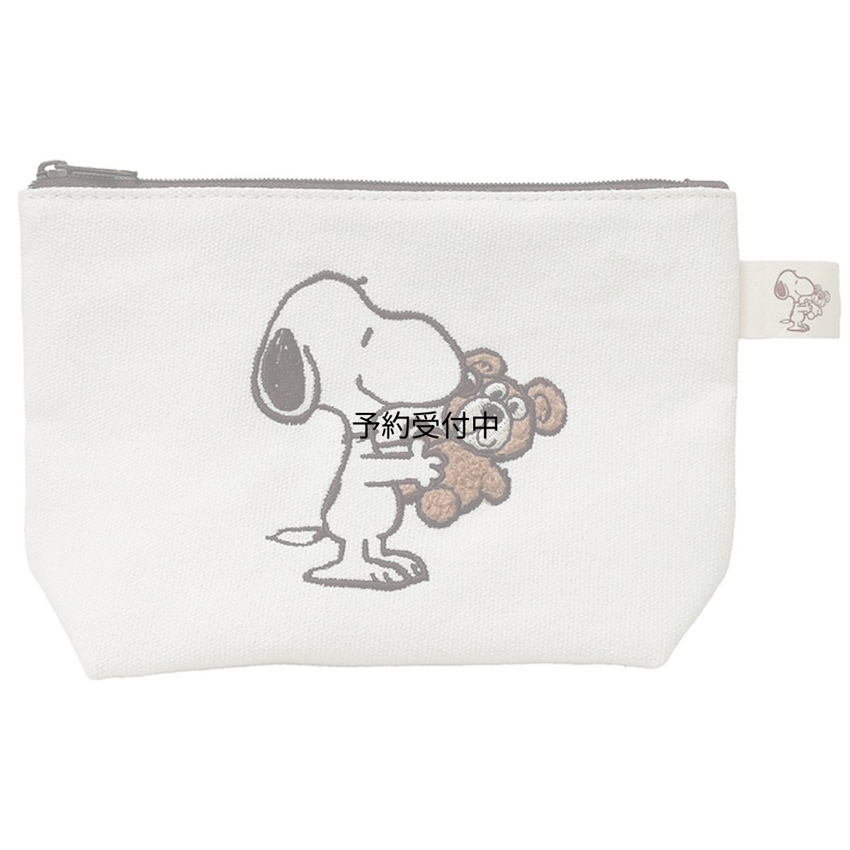 画像1: ナカジマコーポレーション ＳＮ＆ベア 化粧ポーチ モカ ２１５４３７?２５ (1)