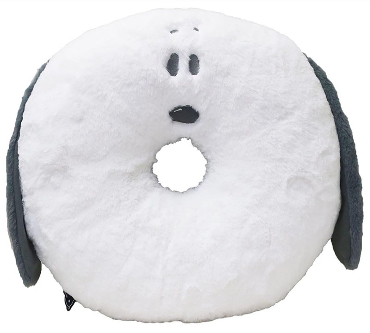 画像1: ナカジマコーポレーション スヌーピー 円座クッション グレー ２１６９２２?２５ (1)