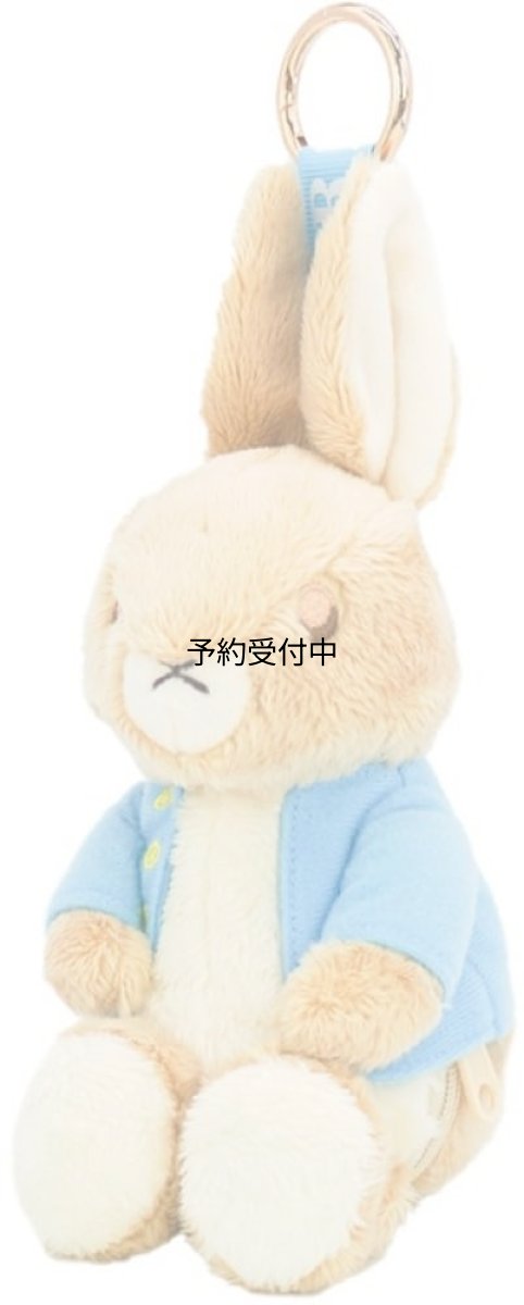 画像1: ナカジマコーポレーション ピーターラビット （ＴＭ） ぬいぐるみエコバッグ ｓｌｅｅｐ ２２３５００?２６ (1)