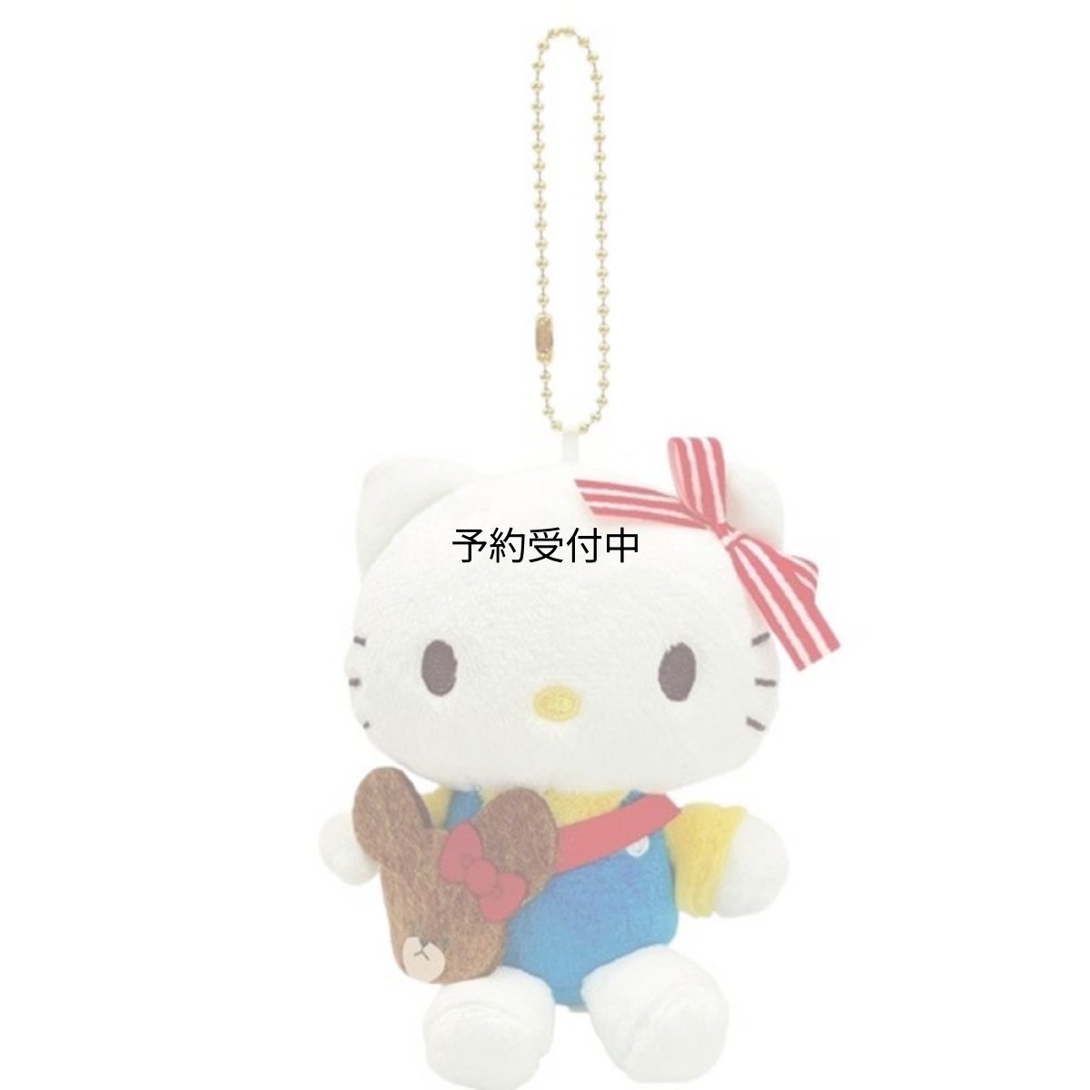 画像1: ナカジマコーポレーション くまのがっこう×ハローキティ ハローキティ マスコット ハローキティ 約Ｗ９０ｘＤ５０ｘＨ１１０ｍｍ ２２６２０４?２６ (1)