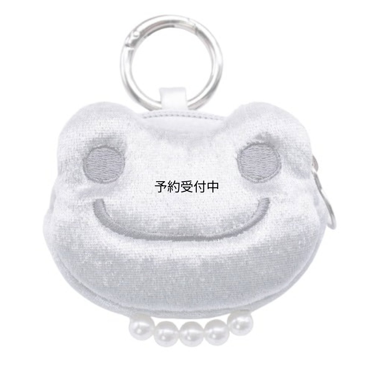 画像1: ナカジマコーポレーション ピクルス モノトーン カラビナポーチ シルバー ２２９８１６?２６ (1)