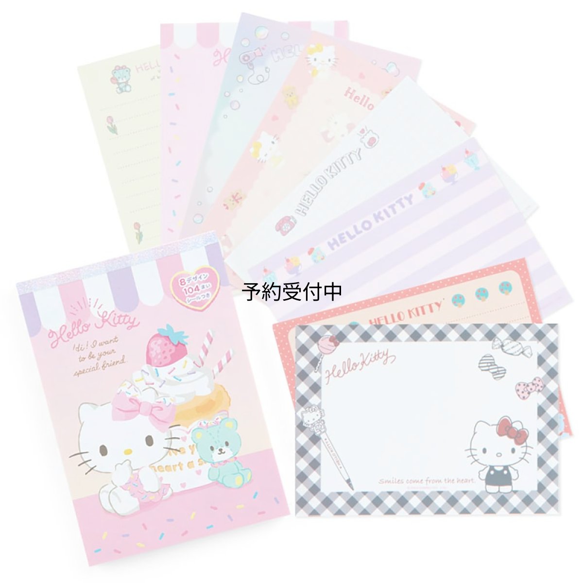 画像1: サンリオ（ＳＡＮＲＩＯ） ハローキティ ８デザインメモ ０１６９４２ (1)