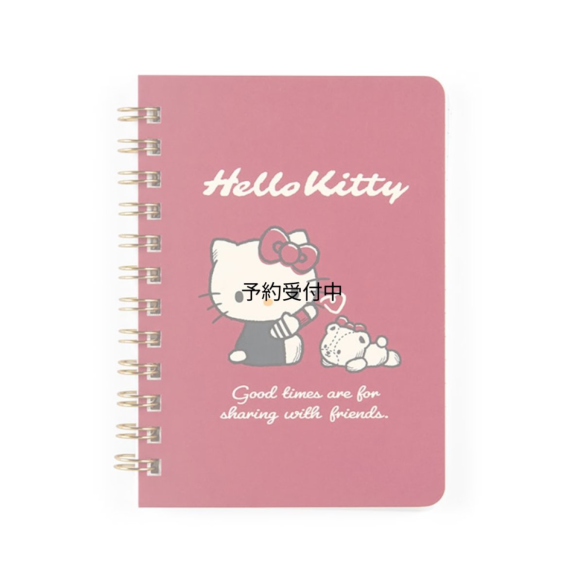 画像1: サンリオ（ＳＡＮＲＩＯ） Ｂ７リングノート ハローキティ キティちゃん ｈｅｌｌｏ ｋｉｔｔｙ １２．８×１０×１．５ｃｍ キャラクター ０９１５２９ (1)