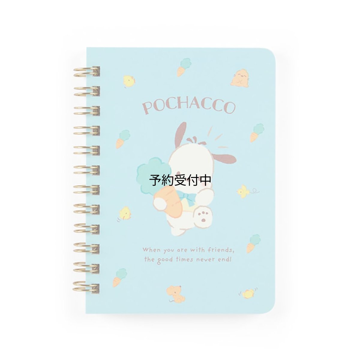 画像1: サンリオ（ＳＡＮＲＩＯ） Ｂ７リングノート ポチャッコ ぽちゃこ ｐｏｃｈａｃｃｏ １２．８×１０×１．５ｃｍ キャラクター ０９１６９３ (1)