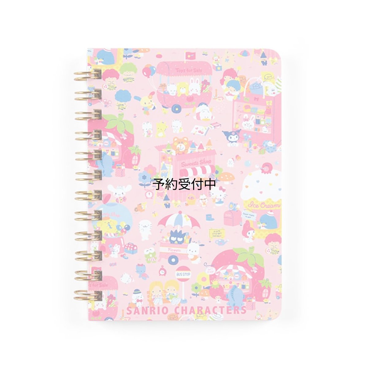 画像1: サンリオ（ＳＡＮＲＩＯ） Ｂ７リングノート サンリオキャラクターズ １２．８×１０×１．５ｃｍ キャラクター ０９１７２３ (1)