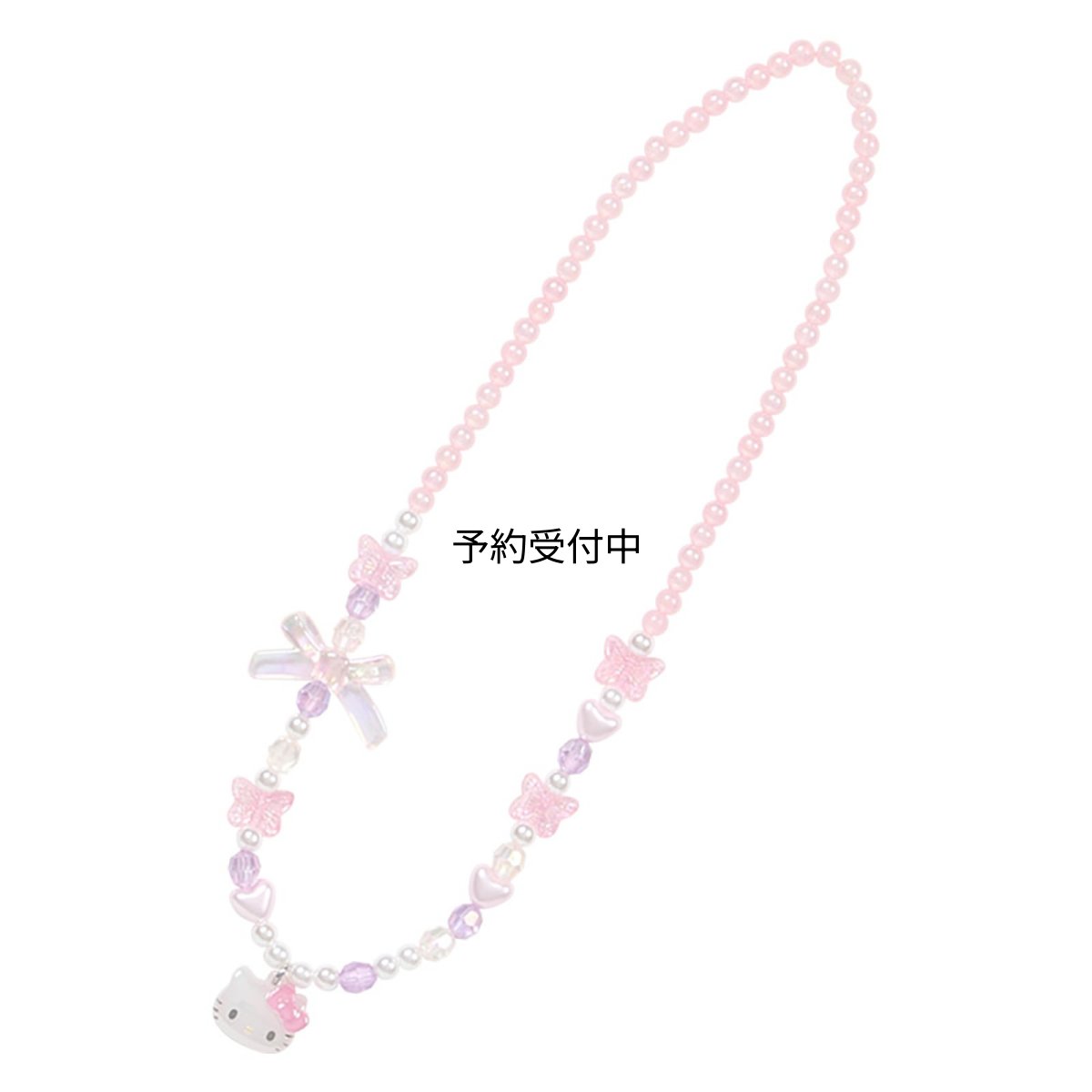 画像1: サンリオ（ＳＡＮＲＩＯ） ネックレス ハローキティＡＢＳ樹脂・ＰＳ樹脂キッズ こども用 対象年齢３才以上 １７６２０６ (1)